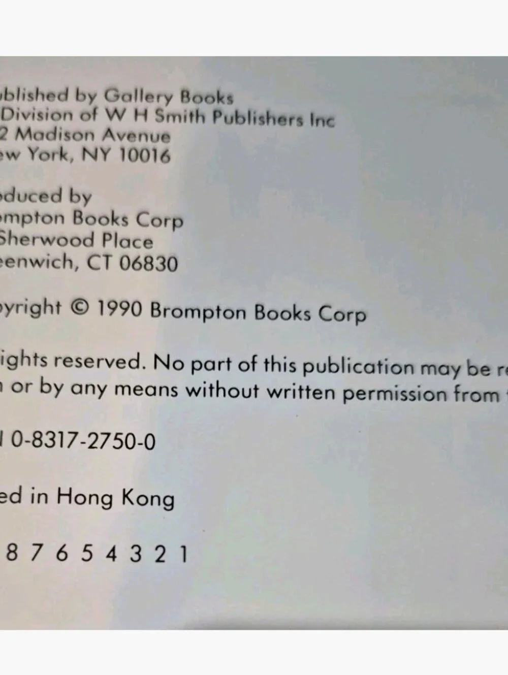 N/A first printing